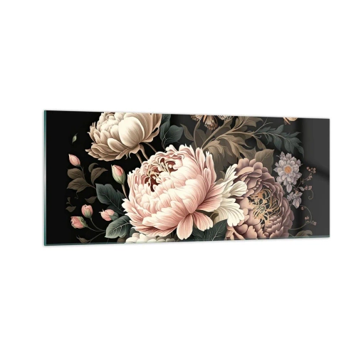 Glasbild - Bild auf glas - Im Barockstil - 100x40 cm