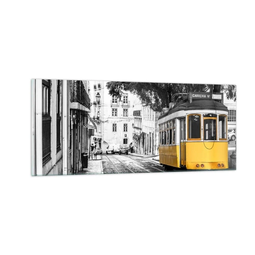 Glasbild - Bild auf glas - Und Fado im Hintergrund - 100x40 cm