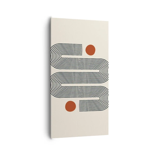 Bild auf Leinwand - Leinwandbild - Vom Anfang bis zum Ende - 65x120 cm