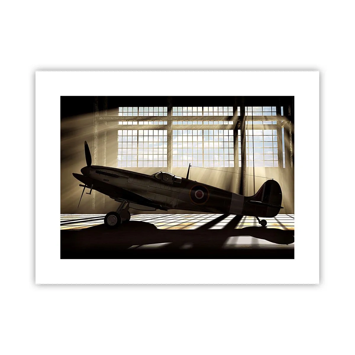 Poster - Die Ruhe eines Kriegers - 40x30 cm