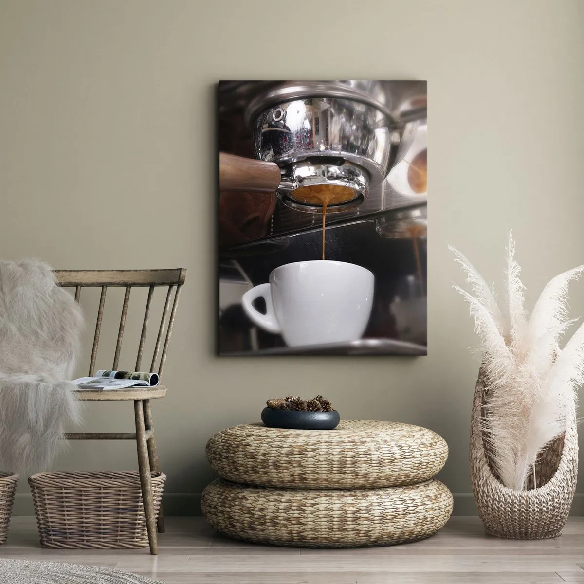 Bild auf Leinwand - Leinwandbild - Gute Zeit des Tages - 65x120 cm