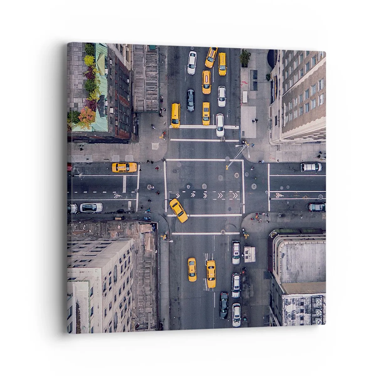 Bild auf Leinwand - Leinwandbild - Eine einfache Wahl - 40x40 cm