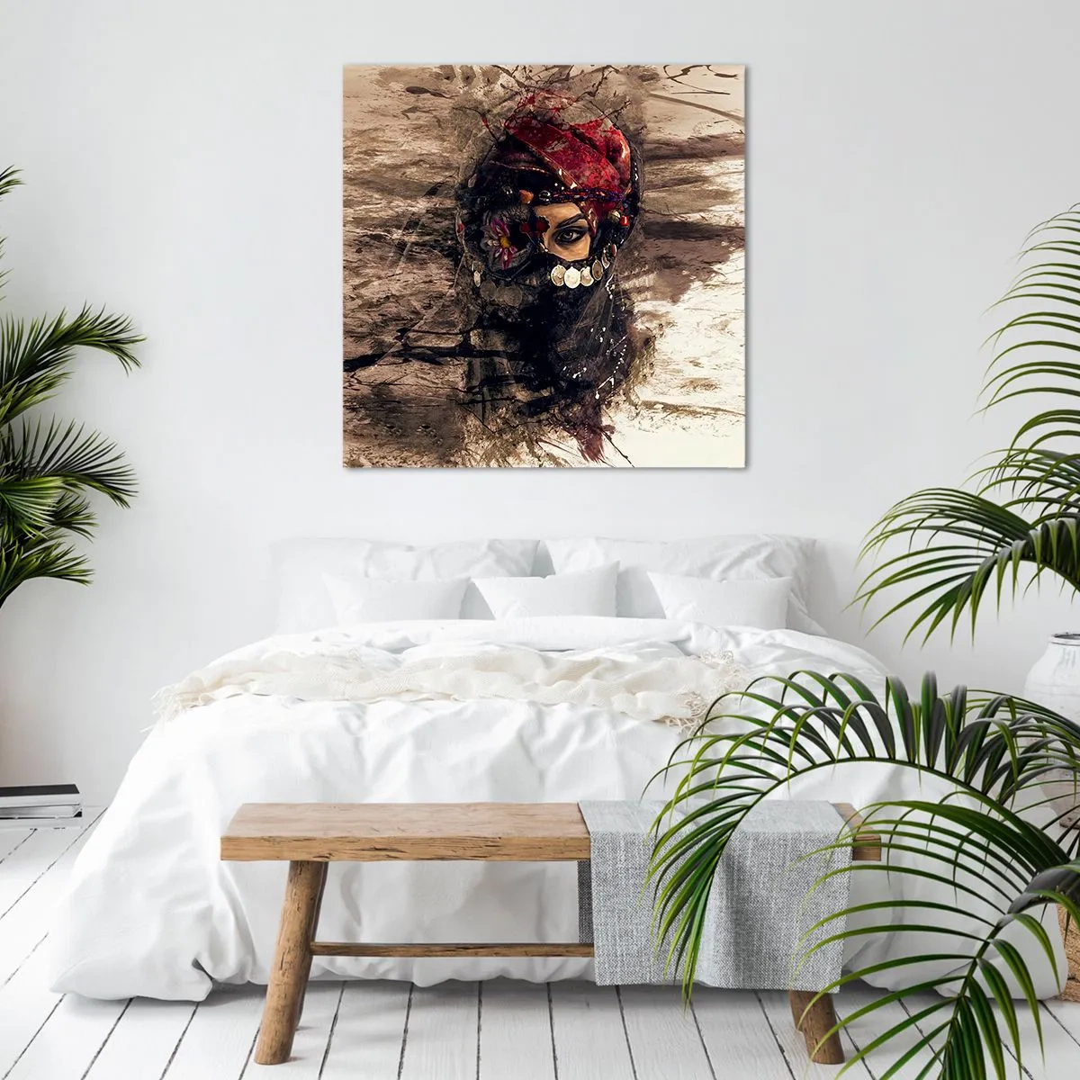 Bild auf Leinwand - Leinwandbild - Gelinde gesagt besorgniserregend - 30x30 cm