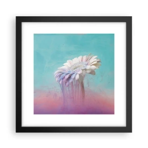 Poster in einem schwarzem Rahmen - Blumenunterwelt - 30x30 cm