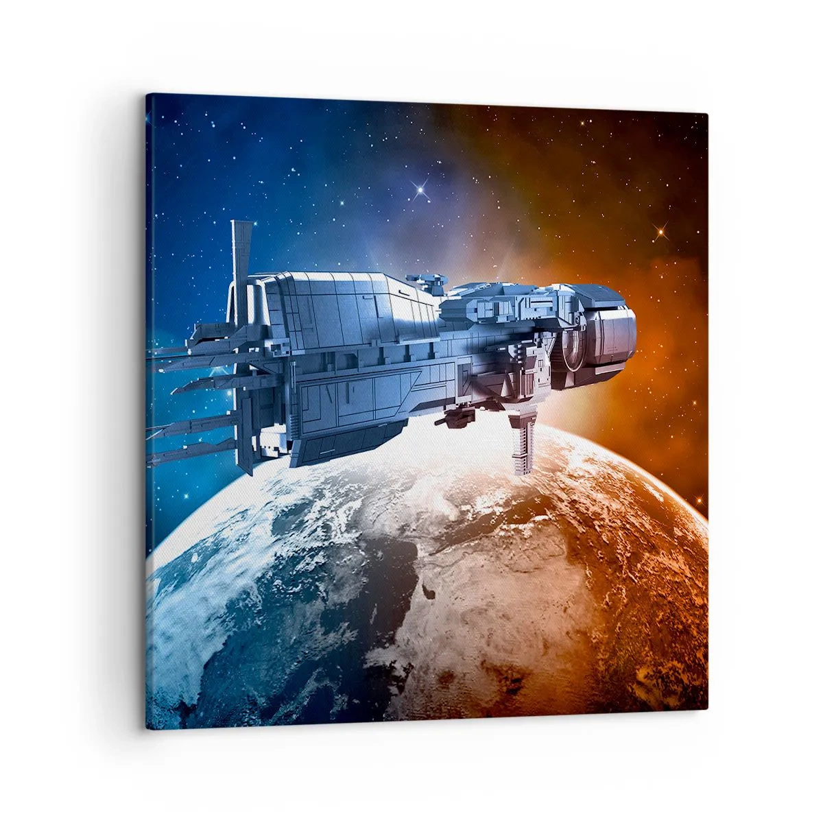 Bild auf Leinwand - Leinwandbild - Ein aufmerksamer Beobachter - 50x50 cm