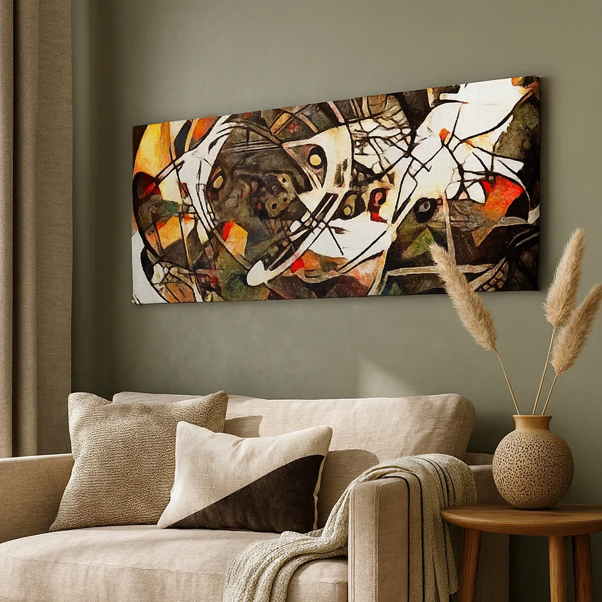 Bild auf Leinwand - Leinwandbild - Hören Sie den Verkehr? - 30x30 cm