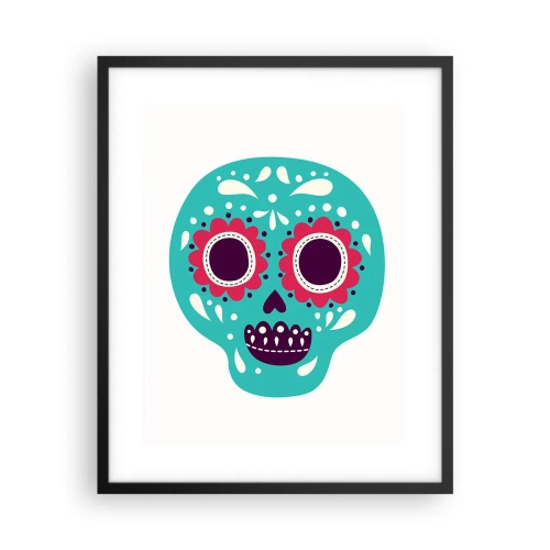 Poster in einem schwarzem Rahmen - Das Leben – Spaß bis zum Tod - 40x50 cm