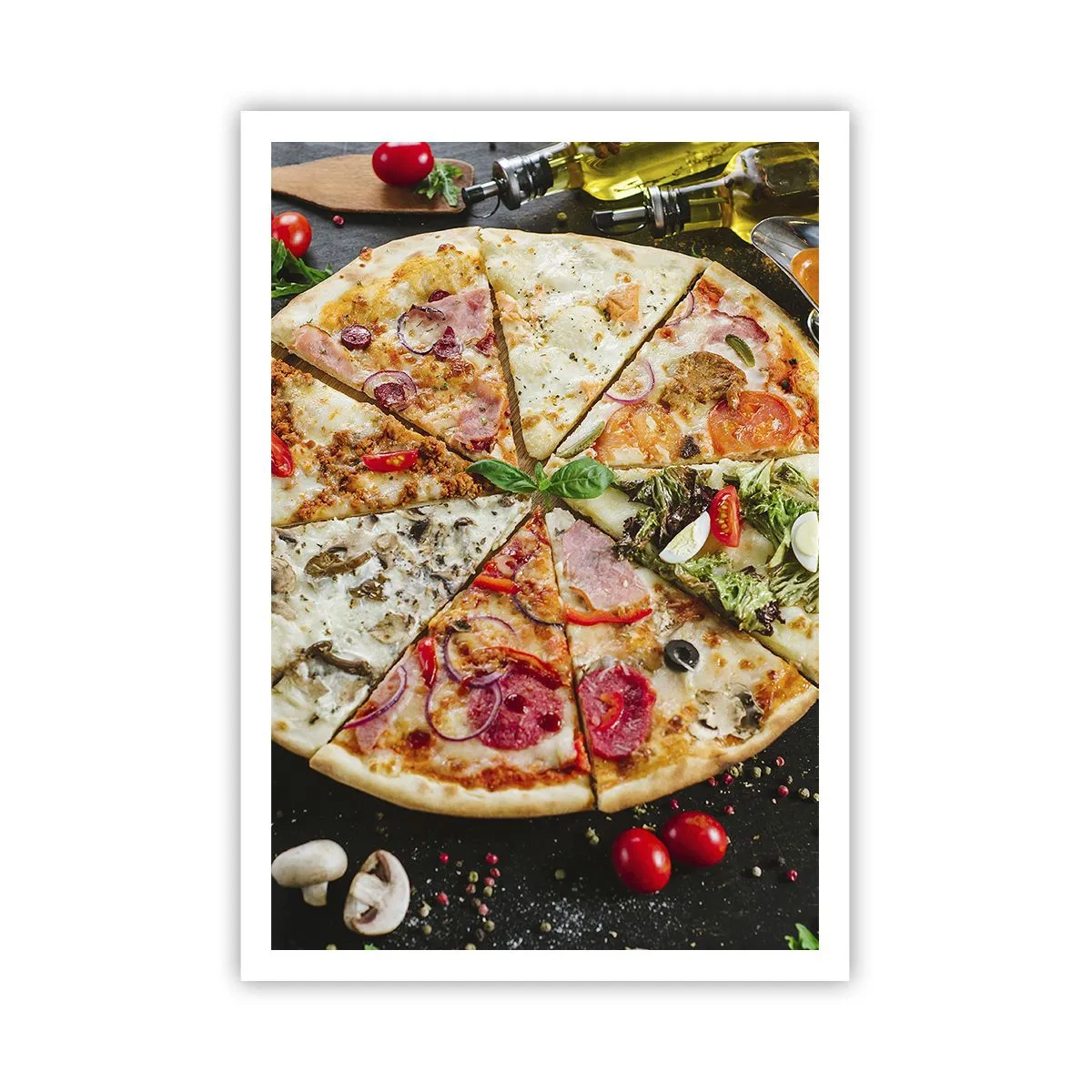 Poster - Eine Reihe von Geschmacksrichtungen - 70x100 cm