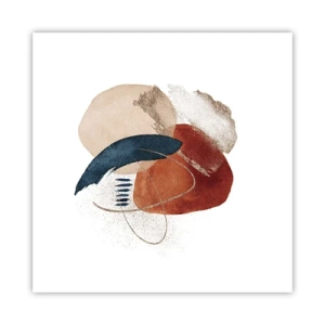 Poster - Ovale Komposition - 40x40 cm