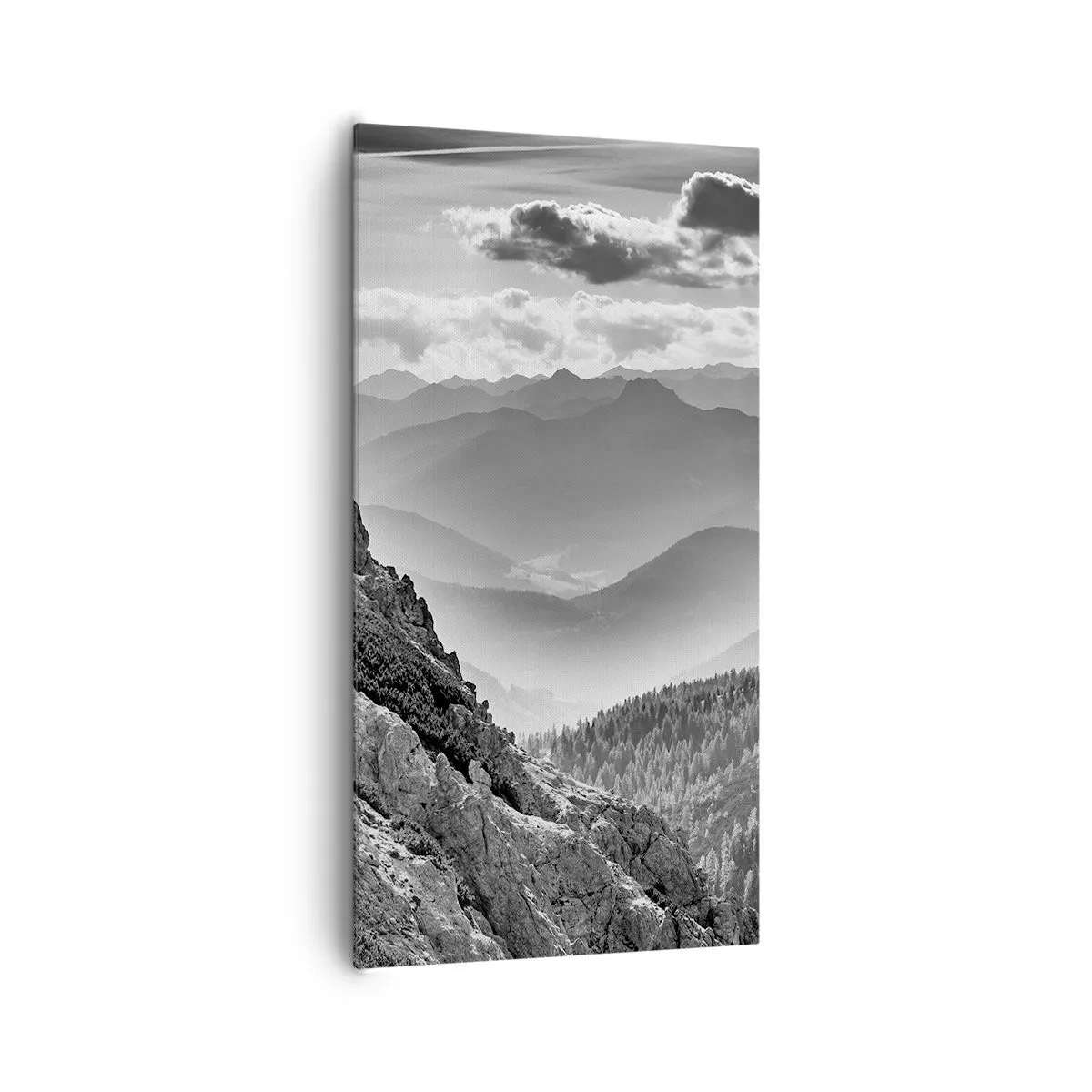 Bild auf Leinwand - Leinwandbild - Bis zum Horizont - 65x120 cm