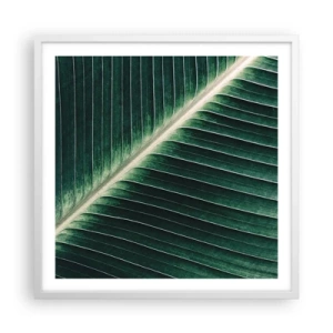 Poster in einem weißen Rahmen - Rhythmus der Natur - 60x60 cm