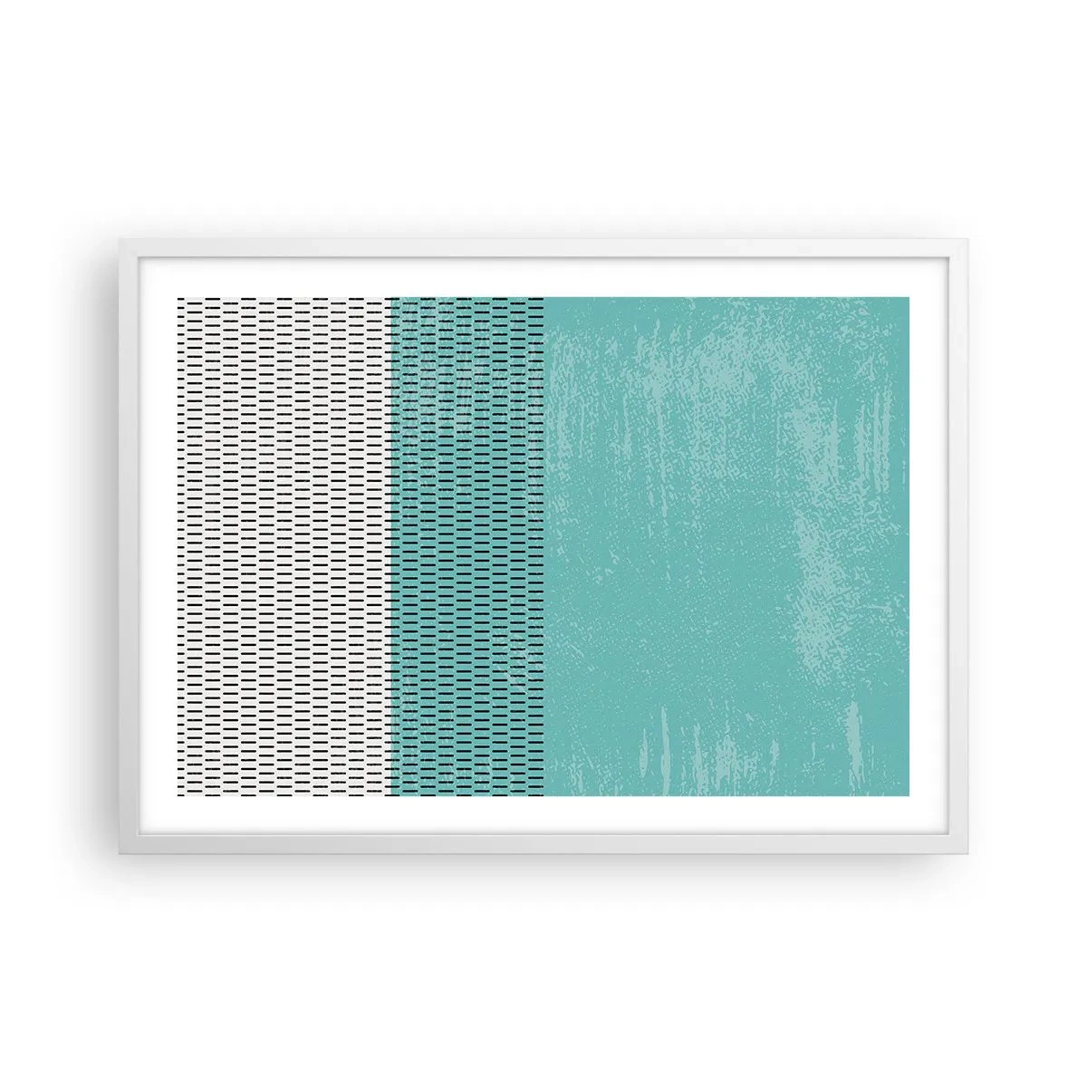 Poster in einem weißen Rahmen - Eine ausgewogene Komposition - 70x50 cm