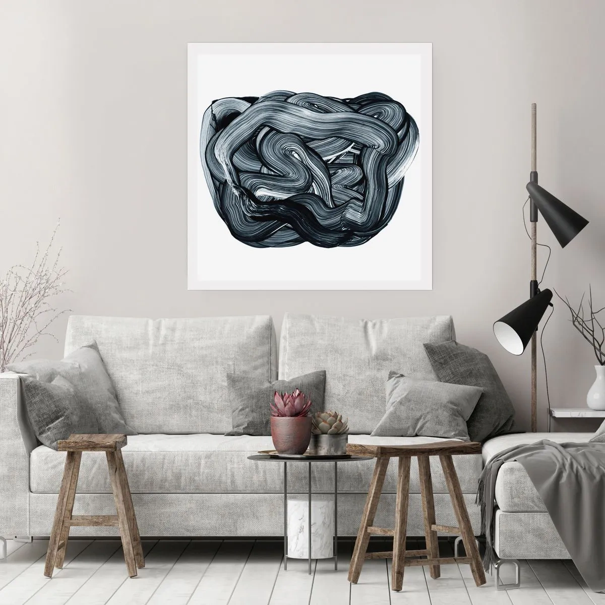 Poster - Es ist nicht so einfach - 60x60 cm