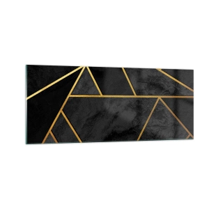 Glasbild - Bild auf glas - Dunkelheit und Glanz - 100x40 cm