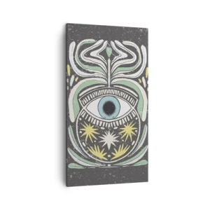 Bild auf Leinwand - Leinwandbild - Stammesrituale - 45x80 cm