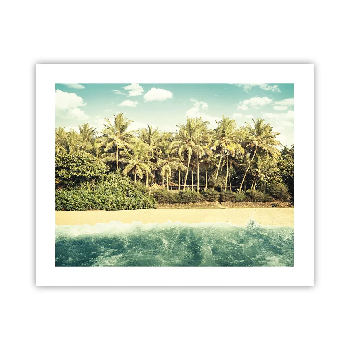 Poster - Wie wäre es hier? - 50x40 cm