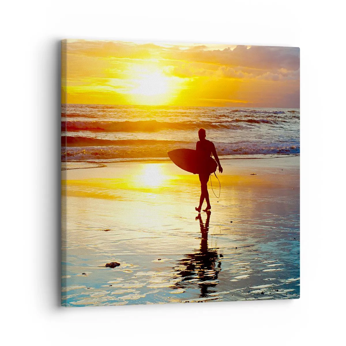 Bild auf Leinwand - Leinwandbild - Die Rückkehr des Kriegers - 30x30 cm