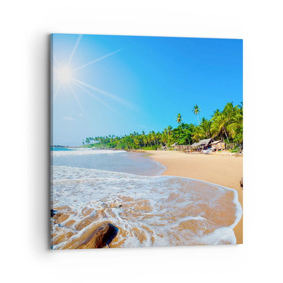 Bild auf Leinwand - Leinwandbild - Ein exotischer Ort für dich - 70x70 cm