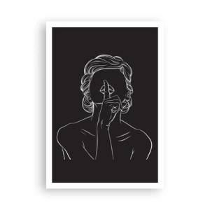 Poster - Schönheit erblüht in der Stille - 70x100 cm