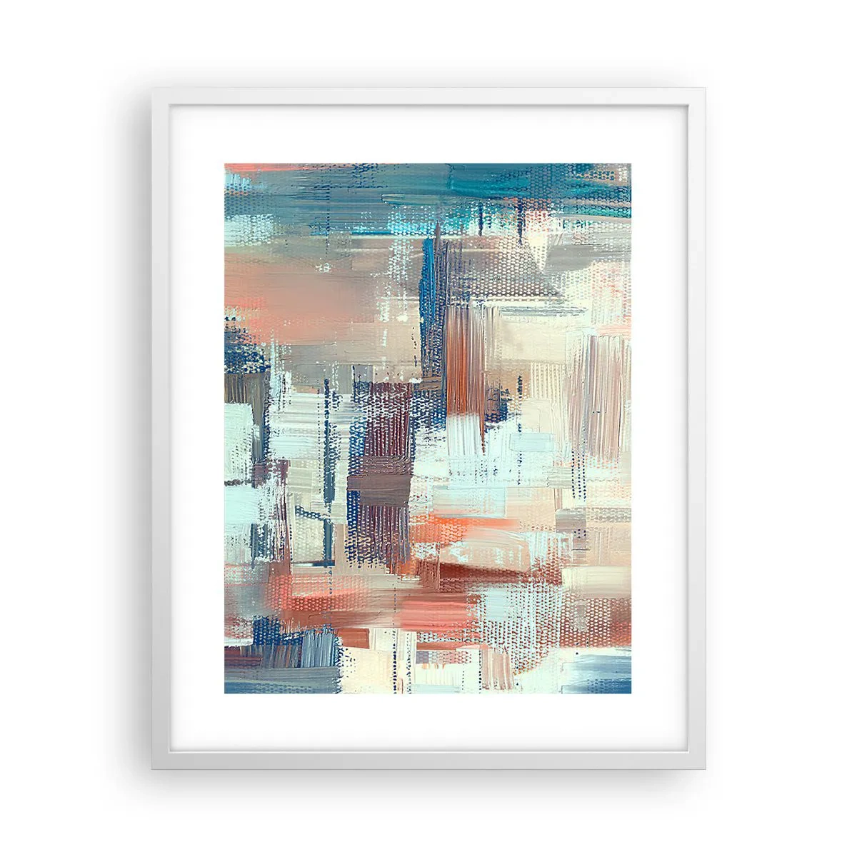 Poster in einem weißen Rahmen - Zum Licht kommen - 40x50 cm