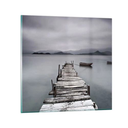 Glasbild - Bild auf glas - Du kannst morgen gehen - 60x60 cm