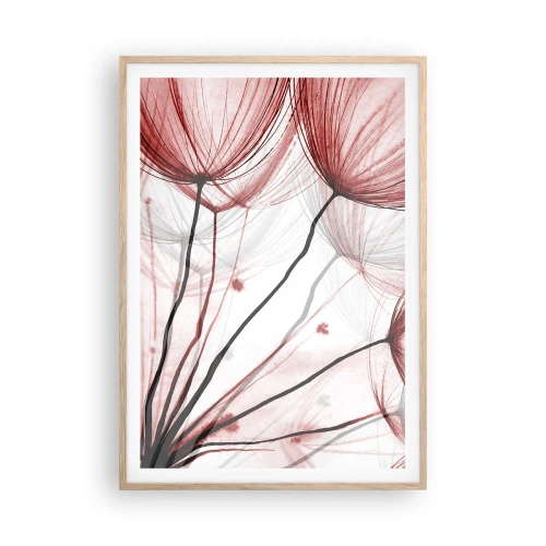 Poster in einem Rahmen aus heller Eiche - Vor der Abfahrt - 70x100 cm