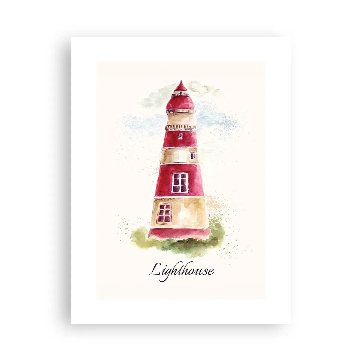 Poster - Das Wetter ringsum ist immer gut - 30x40 cm