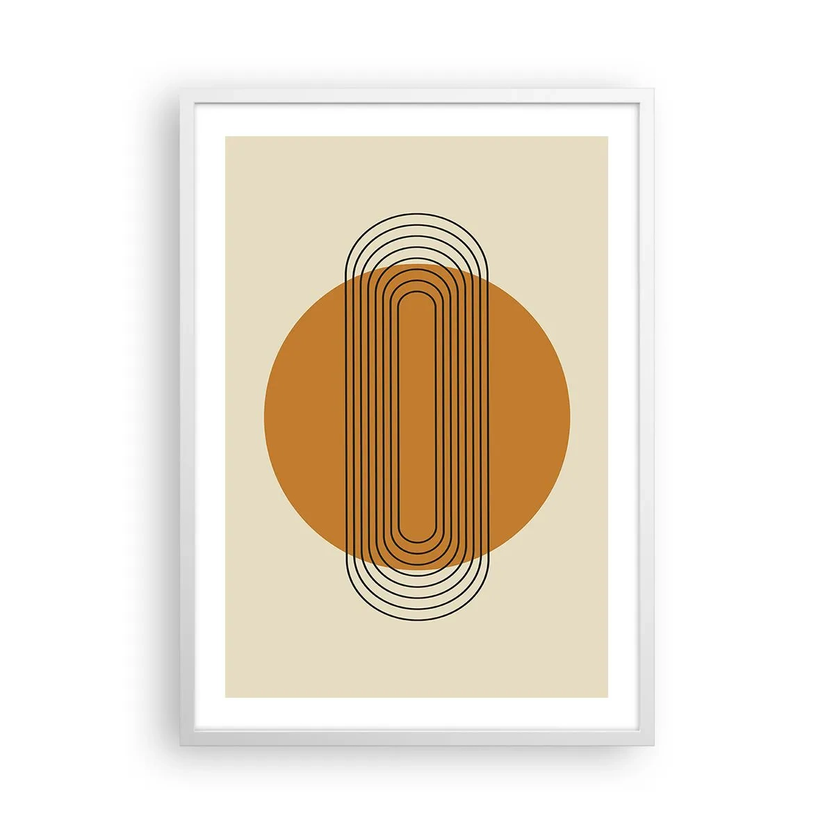 Poster in einem weißen Rahmen - Perfekter Plan - 50x70 cm