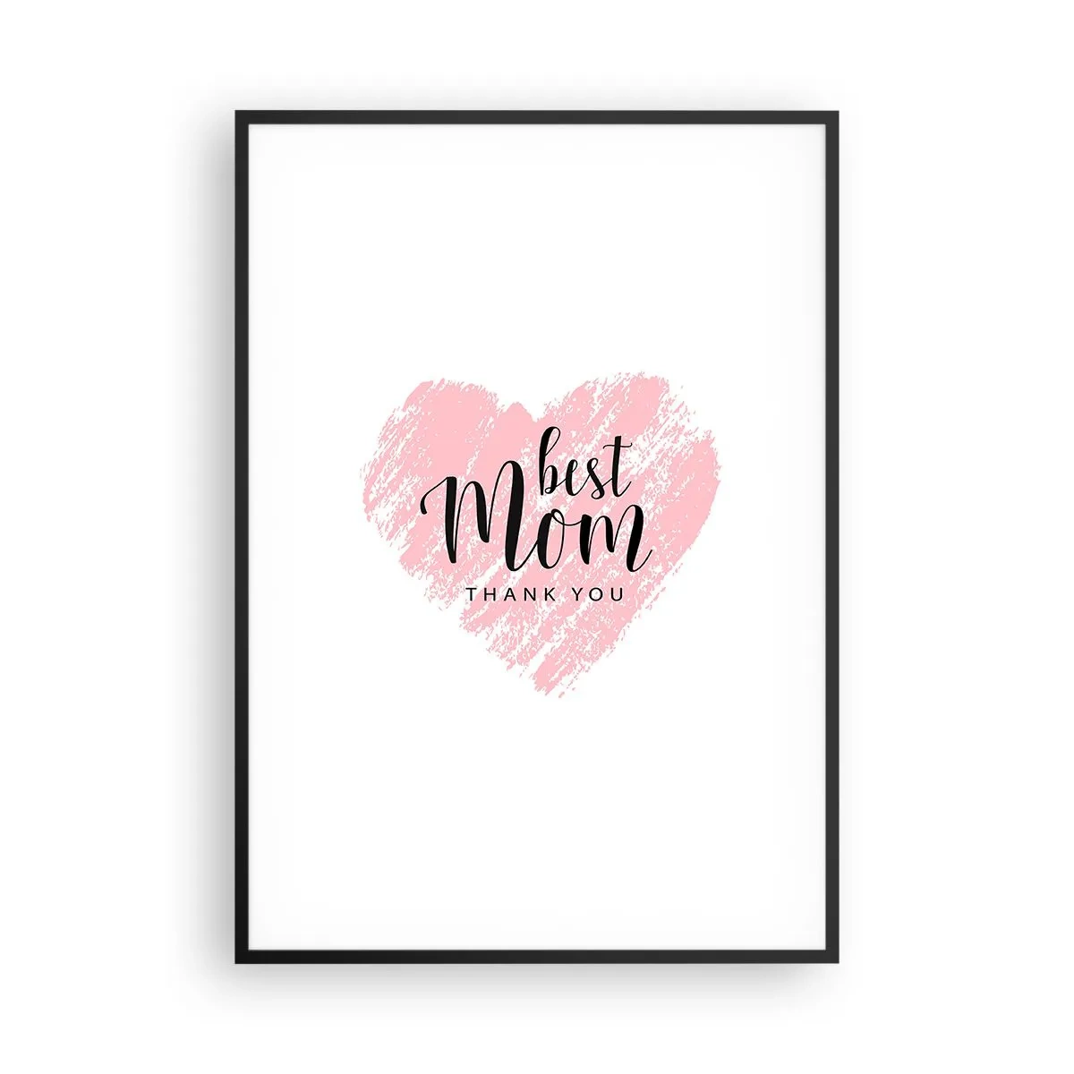 Poster in einem schwarzem Rahmen - Immer der richtige Moment - 70x100 cm