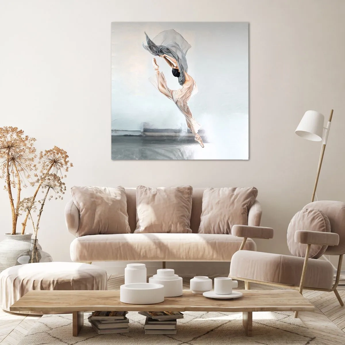 Bild auf Leinwand - Leinwandbild - Im Tanzrausch - 40x40 cm