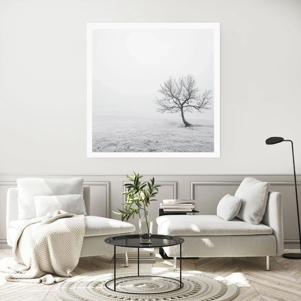 Poster - Gegen das Nichts - 60x60 cm