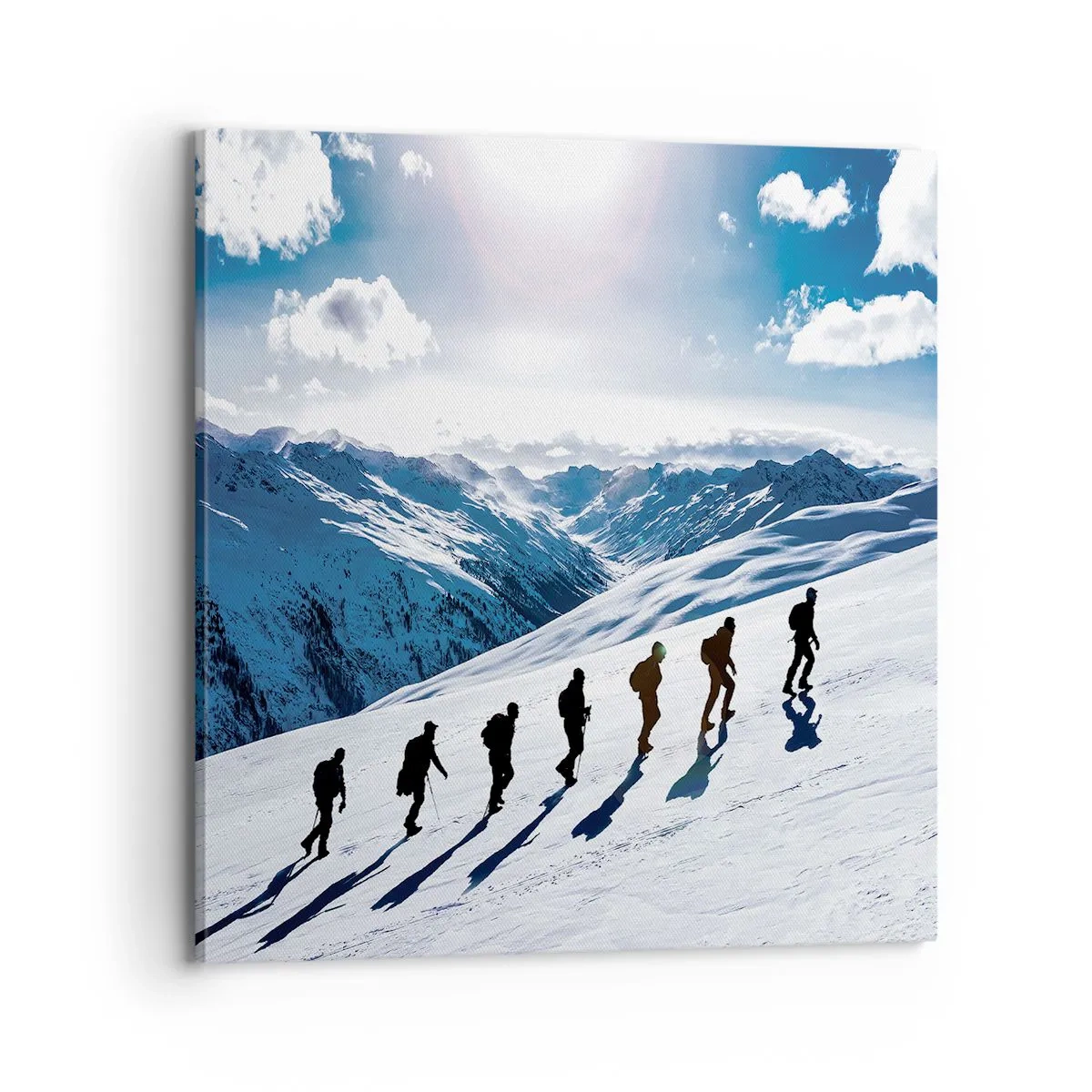 Bild auf Leinwand - Leinwandbild - Das Team der Eroberer - 70x70 cm