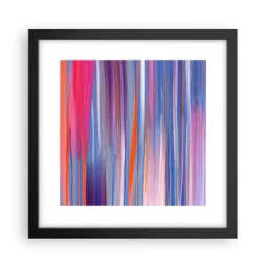 Poster in einem schwarzem Rahmen - Aufstieg zum Regenbogen - 30x30 cm