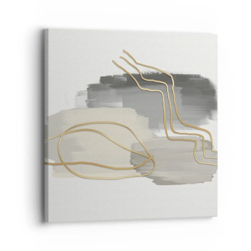 Bild auf Leinwand - Leinwandbild - Dauer und Bewegung - 30x30 cm