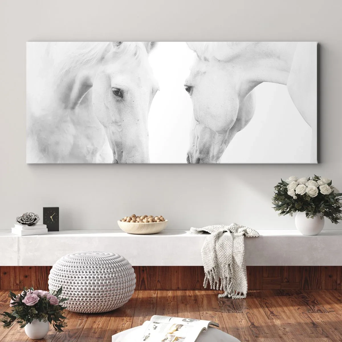 Bild auf Leinwand - Leinwandbild - Ist das Freundschaft...? - 100x40 cm
