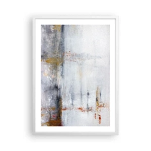 Poster in einem weißen Rahmen - Hinter dem Luftvorhang - 50x70 cm