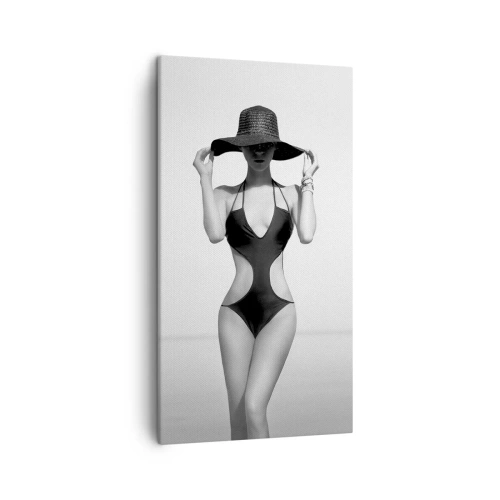 Bild auf Leinwand - Leinwandbild - Mein Name ist: Eleganz - 45x80 cm