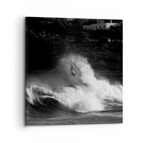 Bild auf Leinwand - Leinwandbild - Herausforderung angenommen! - 70x70 cm