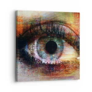 Bild auf Leinwand - Leinwandbild - Du kannst in die Seele sehen - 30x30 cm