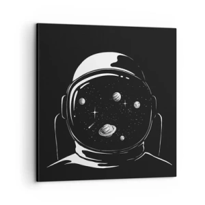 Bild auf Leinwand - Leinwandbild - Schöne Aussicht - 60x60 cm
