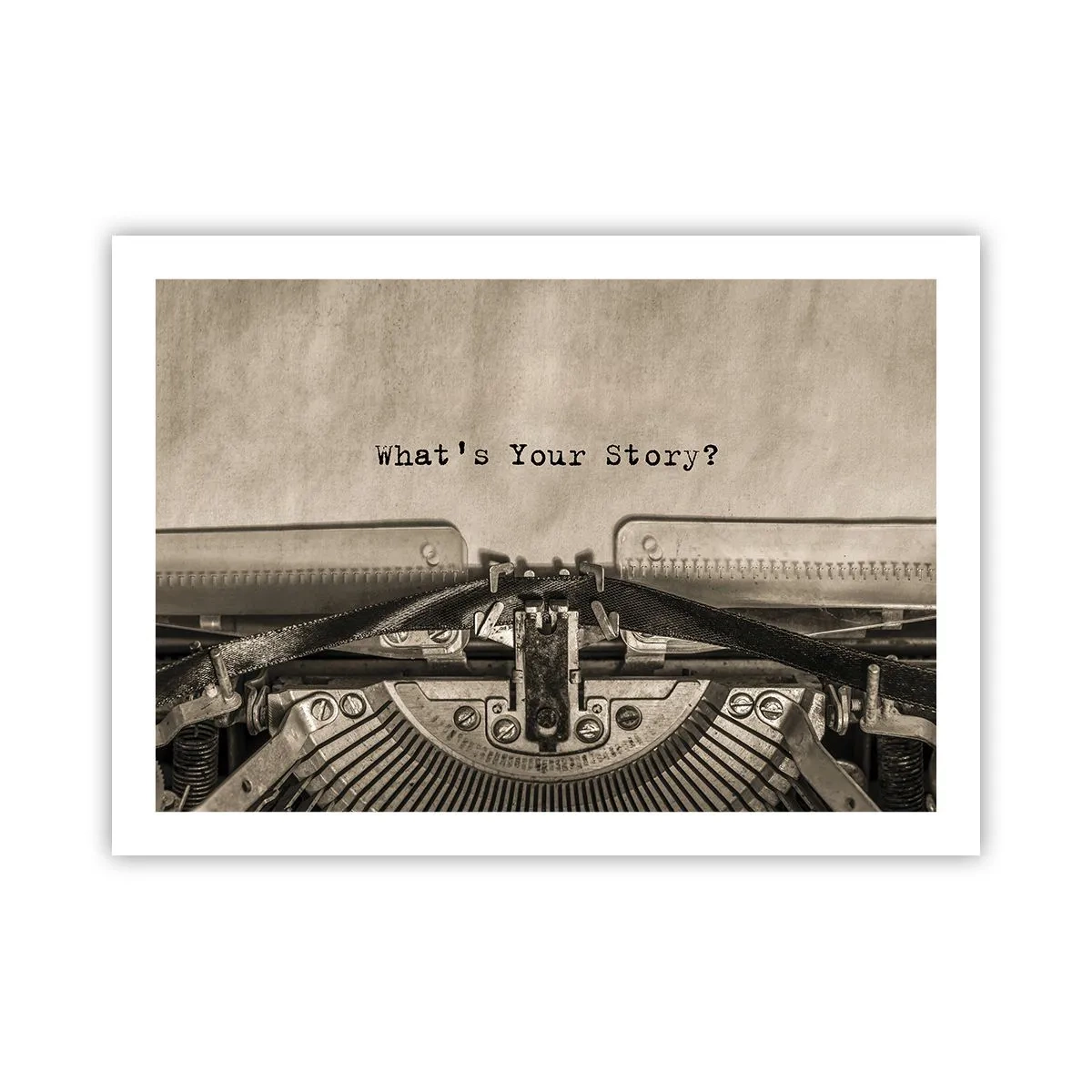 Poster - Erzähl es mir - 70x50 cm