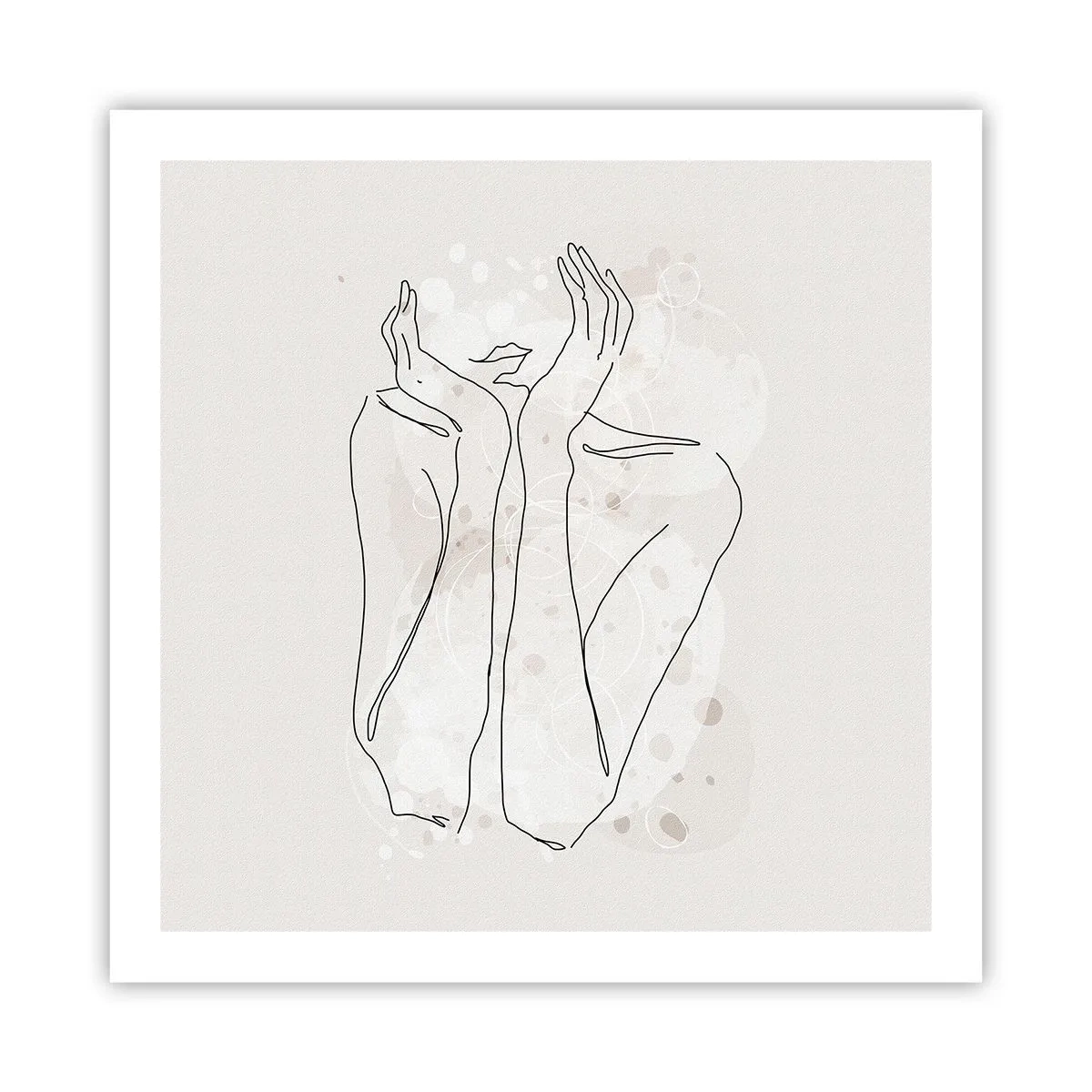 Poster - Ein träumerischer Moment - 60x60 cm