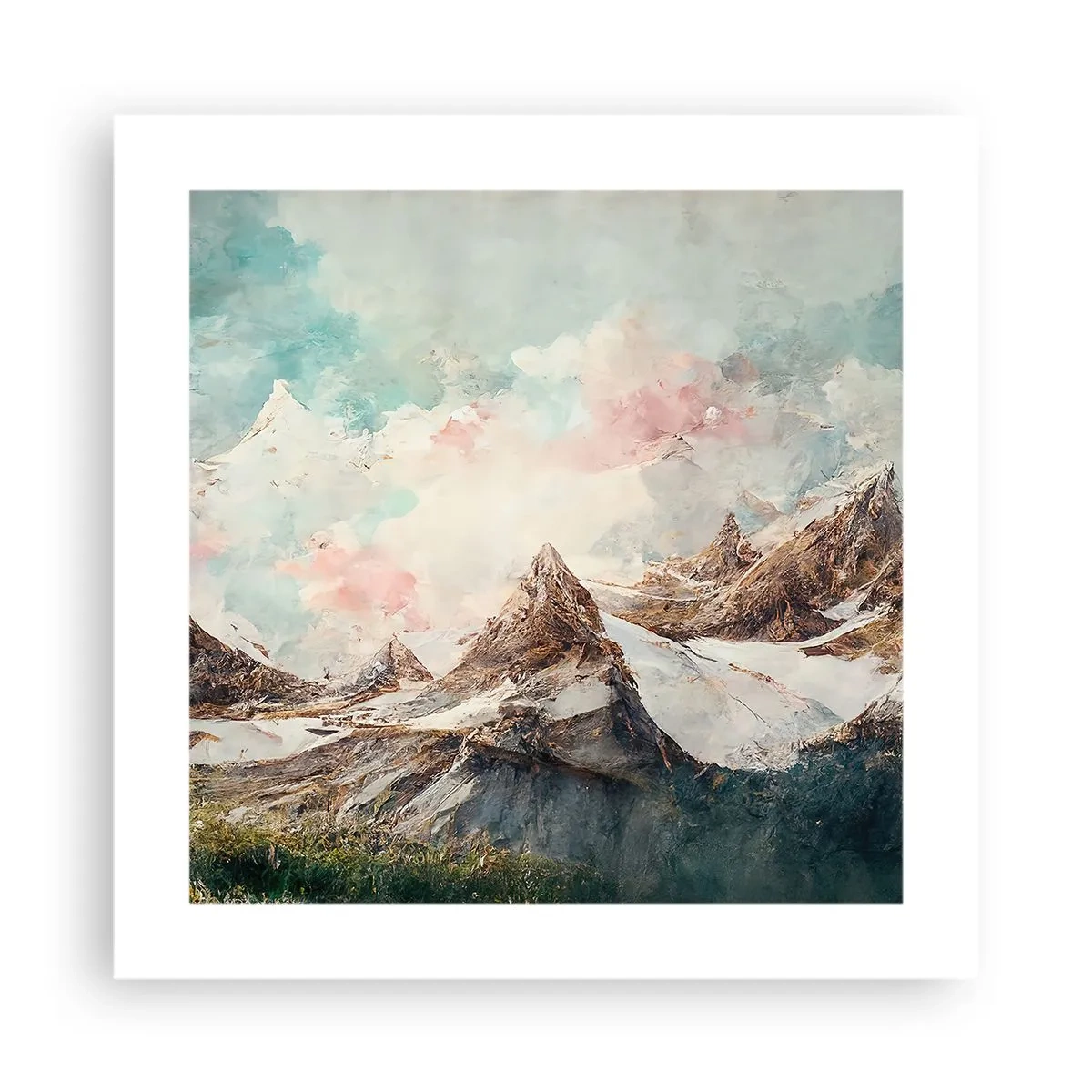 Poster - Felsklingen - 40x40 cm