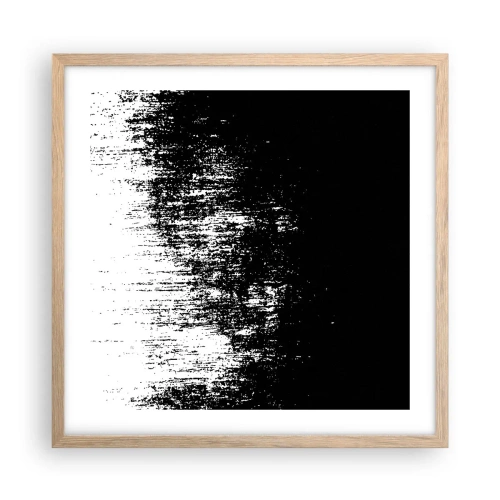 Poster in einem Rahmen aus heller Eiche - Und der Gewinner ist ... - 50x50 cm