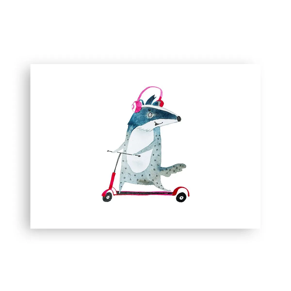 Poster - Dachsfreude - 70x50 cm