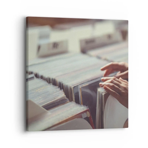 Bild auf Leinwand - Leinwandbild - Auf der Suche nach Emotionen - 30x30 cm