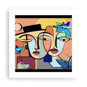 Poster - Picassos randez vous - 40x40 cm