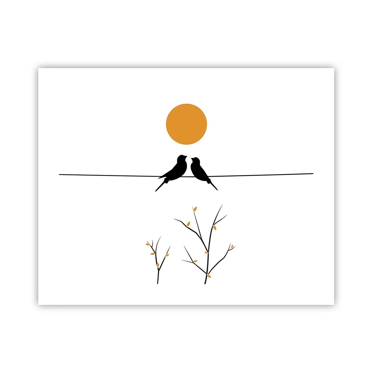 Poster - Abend der Nachtigallen - 50x40 cm