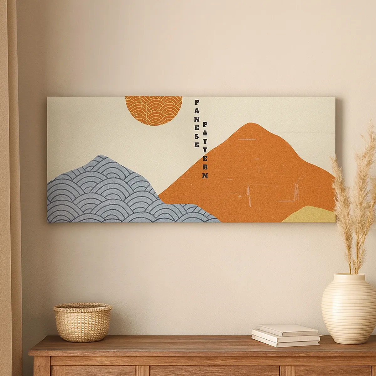 Bild auf Leinwand - Leinwandbild - Im japanischen Geist - 30x30 cm