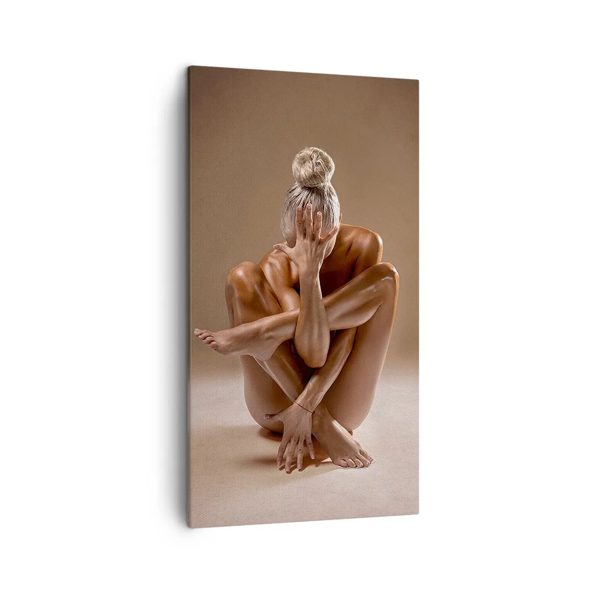 Bild auf Leinwand - Leinwandbild - Die Einheit von Körper und Geist - 45x80 cm